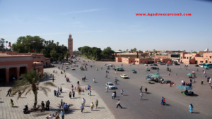 nuit à marrakech depuis agadir